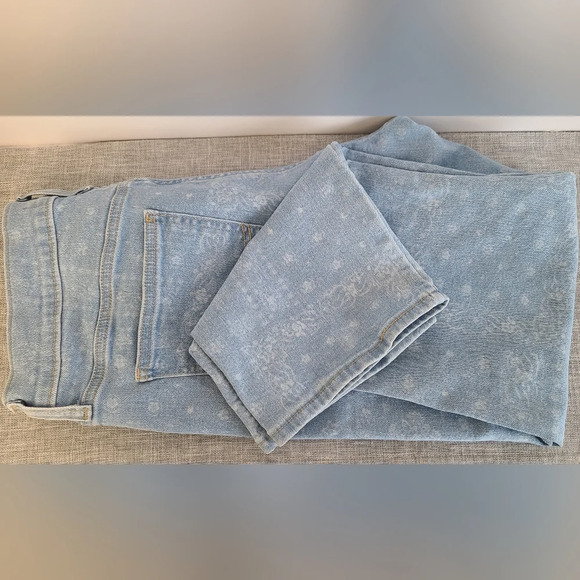 Vintage Signature Levi Straus Pattern Jeans Women Blue Denim 37X34 - Picture 10 of 10